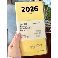 planner book 2026 planner 2026 2026 New Style Cream Yellow Schedule Notebook Planner High-Value Self