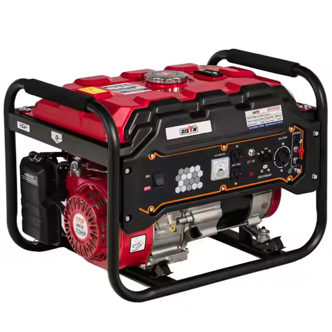 Bison Wholesale Portable Petrol Engine 110V 220V 170F 7Hp 2800W 2800Watt Open Frame Generator
