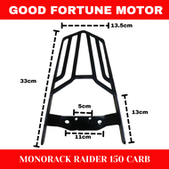 JDR MONORACK BRACKET FOR RAIDER 150 CARB AND RAIDER 150 FI MOTOR