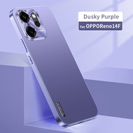 Thích hợp cho OPPO RENO 14F RENO 14 f reno14 F 5g reno14f 5g kim loại sơn da cảm thấy mờ vỏ điện tho