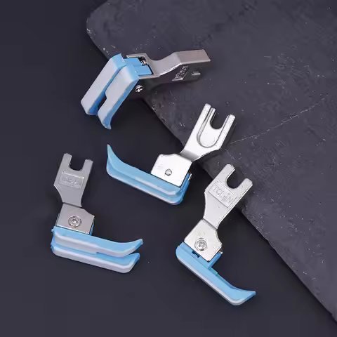 Home TCR TCL1/16 1/32 Plastic High And Low Presser Foot TCL TCR Right And Left Pressure Foot For Loc