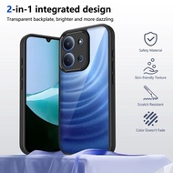 Vỏ điện thoại cho POCO C85 C75 2025 2025 Ốp điện thoại cứng trong suốt PC chống sốc mờ mềm mờ cạnh v