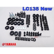 Screw Cover Set Full Original Yamaha LC135 LC4S LC5S SRL115 Lagenda115 Y100 SS  RS150 Y125Z Y125ZR V2 LC135New Motor Part / Motor Accessories / Cover Set Screws