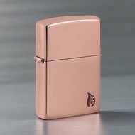 【ZIPPO官方旗艦店】玫瑰金雕刻火焰(加厚版)防風打火機 46401
