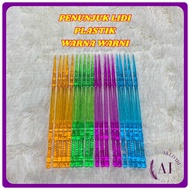 LIDI PENUNJUK PLASTIK UNTUK AL QURAN MUKADDAM IQRA. 4 JENIS WARNA MURAH MURAH