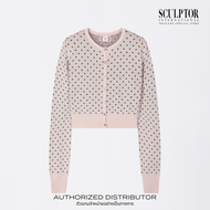 SCULPTOR® เสื้อคาร์ดิแกน Polka Dot Cardigan
