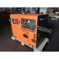 genset silent diesel 5000 watt. max 5500 watt