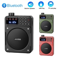 Mini Portable FM Radio Removable Rechargeable Battery Radios Receiver Bluetooth Soundbar TF USB Musi