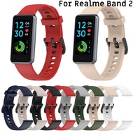 【24 SHIP】Sport Silicone Wrist Strap For Realme Band 2 Smartwatch Bracelet Wristband Replacement Accessories Watchband