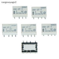[rangevoyage2] 5pcs dc 5v smd g6k-2f-y signal relay 8pin for omron relay  [MY]