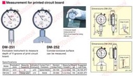 TECLOCK 測微錶深度計 針盤式 膜厚計 厚度計 DM 251 252 價格請來電或留言洽詢