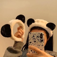 Cute Panda Headband Face Wash Makeup Mask Use Kiss 4U7H