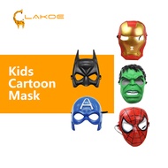 Lakoe Child Cartoon Super Hero Mask Toy Spiderman Batman Mask Kids Topeng Iron Man Cosplay Mainan To