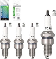 4PK TORCH F7RTC Spark Plug Replace for NGK 5534/BPR7ES V-line-19, for Bosch 7992/WR5DC 4038/WR5DP, f