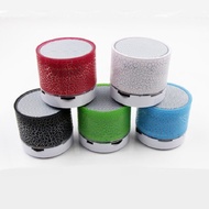 ♥ SPLAY Shipping+Readystock ♥New Mini Portable Car Audio A9 Dazzling Crack LED Wireless Bluetooth 4.1 Subwoofer Speaker TF Card