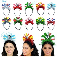 FAVOR Football Event Headband, Flag Design National Team Flag Headband, Sports Accessory Soccer Fan 