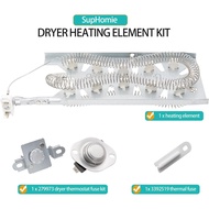 MED6230HW3 MED6230HW1 MED6230HW0 Kit Elemen Pemanas Pengering untuk Whirlpool |   Elemen Pemanas MED