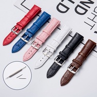 Strap, 10mm, 12mm, 13mm, 14mm, 15mm, 16mm, 17mm, 18mm, adjustable strap, Tissot Huawei Longines DW Watch With Leather Pin Buckle Accessories For Men and Women