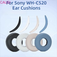CAUSI 1Pair Headphone Ear Pads, Protein Leather Replacement Headset Earmuff, Sponge Foam Headphone H