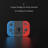 Cute Game Case for Sony WF-1000XM5/WF-1000XM4 Wireless Earbuds Soft Liquid Silicone Cover Shockproof