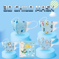 Health wellness MIX COLOR 50pcs Face Mask Disney Cartoon Design Kids Baby Girls Cotton Masks Anti Dust Face Mask Random Color