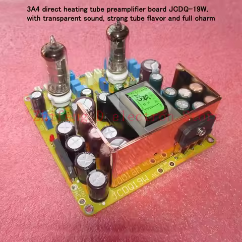 3A4 direct heating tube preamplifier board JCDQ-19W, with transparent sound, strong tube flavor and 