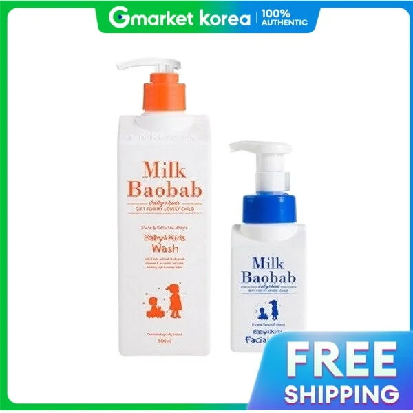 Milk Baobab | Milk Baobab Baby Wash 1 + Kids Facial Foam 1