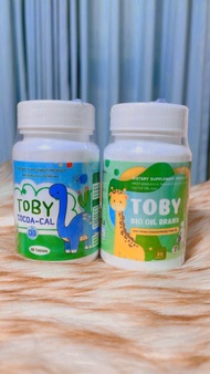 Toby Bio oil brand DHA ดีเอชเอ อาหารเสริม วิตตามินสำหรับเด็ก เพิ่มสูง เพิ่มน้ำหนัก