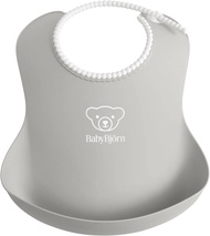 [Baby Bjorn] Bib Baby Bjorn [Japanese genuine product guaranteed] Baby Bib  Single item 【Powder gree