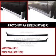 PU1035 Proton Wira Saloon Sedan Aeroback Lancer GSR Side Door Lower Skirt Skirting Bodykit Body Kit Material PU Gutah