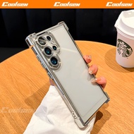 Shockproof transparent phone case with airbag, for Samsung Galaxy S25 Ultra A55 A54 A35 A25 A16 A15 