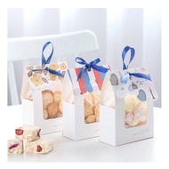 🔥Clearance Sales🔥READY STOCK Biscuit Packaging with Window and Ribbon