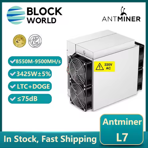ASIC Miner LTC Miner Antminer L7 LTC DOGE Miner 8550M 8800M 9050M 9300M 9500M Scrypt Miner LTC Bitma
