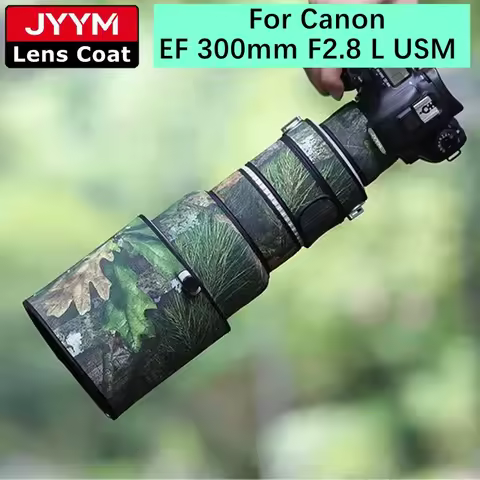 Lens Camouflage Coat For Canon EF 300mm F2.8 L USM Waterproof Rain Cover Sleeve Case Nylon Cloth EF3