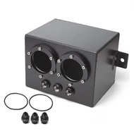 High Q External 044 Dual Fuel Pump Anodized Billet Aluminum Fuel Surge Tank W/O Fuel Pump