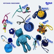 GANTUNGAN Heylo - Cute Keychain Shopping Bag/ Pouch Coin Purse Keychain Earphone Bag