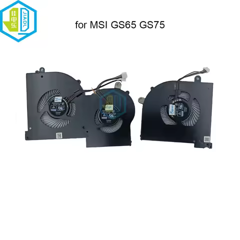 Computer CPU GPU Cooling Fans For MSI GS65 GS65VR P65 MS-16Q4 MS-16Q2 P75 GS75 17G1 17G2 Laptop VGA 