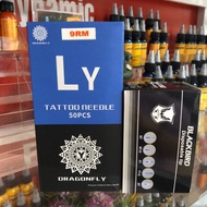50 9RM tattoo needles with plastic needle nibs