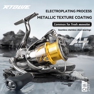 BEARKING New Brand RTBLUE A4 Spinning Reel 1000-4000 stainless steel bearing 5.2:1 fishing reel trac