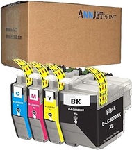 ANNJET Compatible Ink Cartridge Replacement for Brother LC3029 XL LC3029BK LC 3029 to use with MFC-J5830DW MFC-J5830DWXL MFC-J5930DW MFC-J6535DW MFC-J6535DWXL MFC-J6935DW (4 Pack)