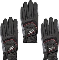 LEZAX MISSILE BOMBARD Golf Gloves 3 Pack Non-Licensed Silicone Resin Left Hand