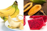 綜合水果箱 共7台斤(火龍果2-3顆+木瓜2-3顆+香蕉5-8條)