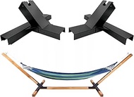 ITeVe.GD Hammock Stand DIY Bracket 1Pair - Heavy Duty Hammock Stand Kit for 4 x 4 (Actual 3.5 x 3.5)