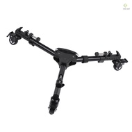 VX-600 Pro 3 Tripod Wheels Pulley Universal Folding Camera Tripod Dolly Base Stand w/ Nylon Carrying