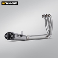 For CFMOTO 675SR-R 675R 675NK Titanium Alloy Full System Exhaust Modification Kit SC project Muffler