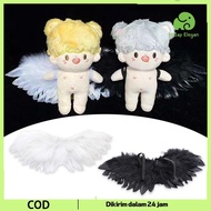 Wings Wings Doll Minidoll 32*11cm Wings Toy Fairy Wings Pumpkin Angel Cute Mini DollDEVIL Black/Whit