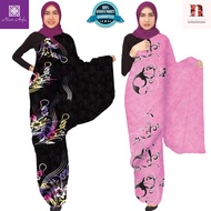 Noor Arfa Batik Kain Pasang Iris Satin Saluna Printed Kain Batik Terengganu Kain Pasang 4 Meter 45’ Batik Printed Floral