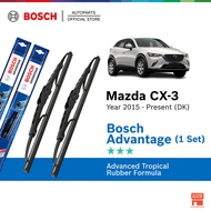 Bosch Advantage U Hook Wiper Set for Mazda CX3 DK (22"/18")
