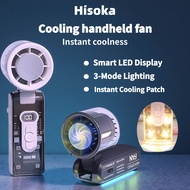 Hisoka Handheld Mini Fan Foldable 13000 RPM High Speed Cooling Fan Portable Mini Fan with Cooling Ef