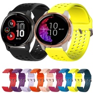 20mm Watch Band for Garmin Venu 2 Plus/SQ/Forerunner158/55/245/645/Vivoactive 3/Vivomove Sport Silicone Strap Wristband